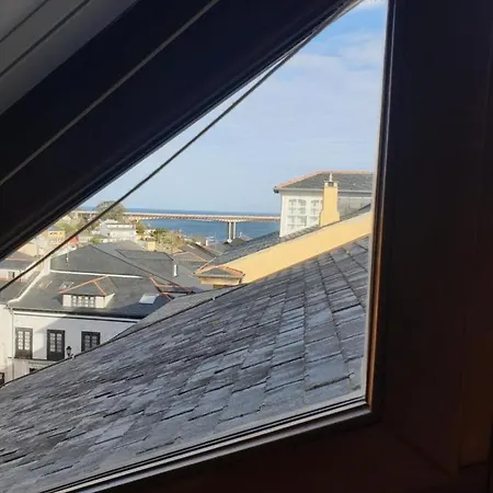 Atico Cine Colon Apartment Ribadeo Exterior photo