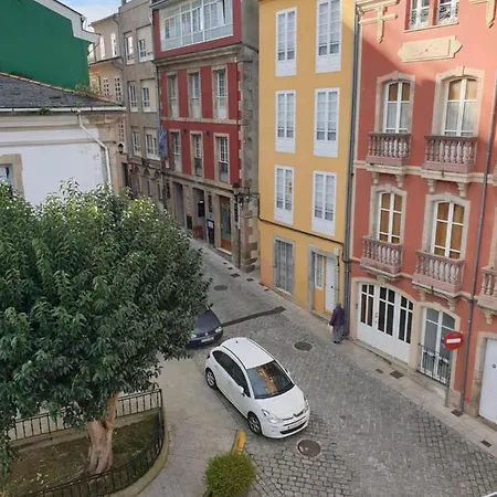 Atico Cine Colon Apartment Ribadeo Exterior photo